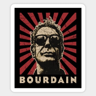 Anthony bourdain - Retro Vintage Magnet